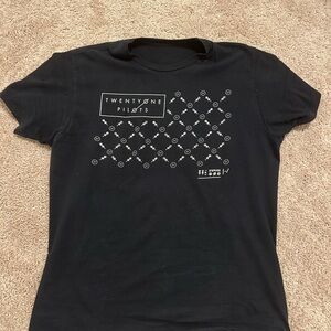 Twenty One Pilots Black Graphic T-Shirt
